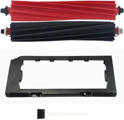 Produktbild von 4 Stück Hauptbürste Zubehör für Roborock S8 Maxv Ultra, 2 Hauptbürste 1 Hauptbürstenabdeckung 1 Kleine Bürste, Langlebiger und einfacher zu installieren