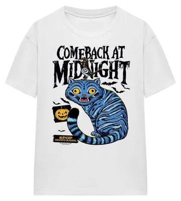 Productafbeelding van K-Pop Demon Hunters - "Comeback At Midnight" T-shirt voor dames, Halloween TV44077 (XXL) (wit)