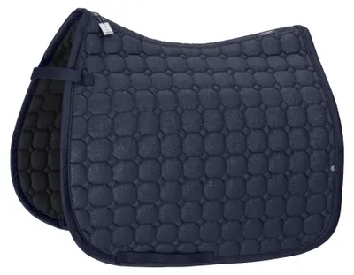Produktbild von Eskadron Classic Sports 26 Baumwolle Glitter Schabracke, Größe:Dressur, Farbe:navy