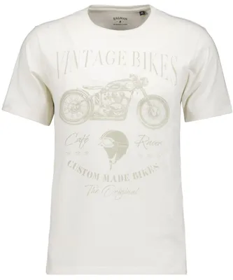 Produktbild von Ragman Herren T-Shirt aus 100% Baumwolle mit Laserprint