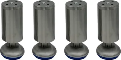 Produktbild von HOOZ 4er Set Möbelfuß Edelstahl 15cm - höhenverstellbar