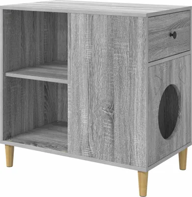 Immagine prodotto di Casa per Gatti Grigio Sonoma 72 x 42.5 x 70 cm