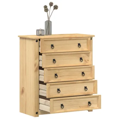 Obrázok produktu pre vidaXL Komoda  80x40x89 cm z masívneho borovicového dreva