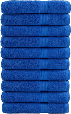 Produktbild von Premium Saunatücher SOLUND 10 Stk. Blau 80x200 cm 600 g/m²