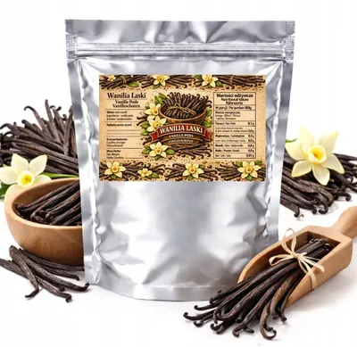 Zdjęcie produktu dla Laski Wanilii - Aromatyczne Do Ciast, Deserów, Kremów I Wypieków 2Szt