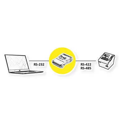 Productafbeelding van Rotronic 12.02.1028 - Datatransferadapter, grijs