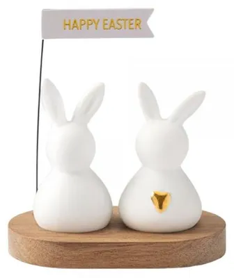 Produktbild von Räder Design Mini-Dekofigur Hasengruß Happy Easter