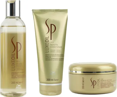 Produktbild von Wella SP Luxe Oil 200 ml Shampoo & 200 ml Conditioner & 150 ml Maske Set