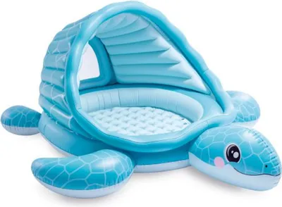 Produktbild von INTEX Planschbecken Turtle Cove aufblasbar 218x206x97cm Kinder Playland baden