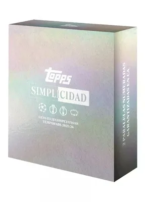 Produktbild von Topps UEFA Club Competitions Simplicidad 2025-26 Hobby Box – 36 KartenNeu