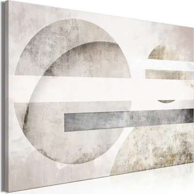 Immagine prodotto di Murale moderno n-A-1401-b-a (120x80 cm) - 1 pezzo Immagini Fotografia su tela Foto Decorazione Immagini da parete Arte Stampa GEOMETRIA CONCRETO