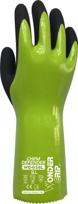 Obrázek produktu pro Pracovní rukavice WONDER GRIP CHEM DEFENDER WG-658L Chemický nitril nylon 9/L