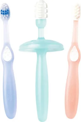 Image de Set de premières brosses à dents pour enfants 3pcs