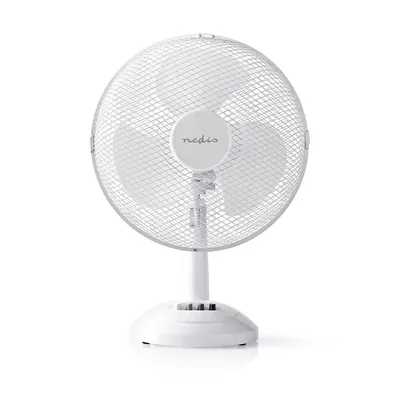 Produktbild von Tischventilator | Netzstromversorgung | Durchmesser: 300 mm | 35 W | Oszillation | 3-Geschwindigkeitsstufen | Weiss