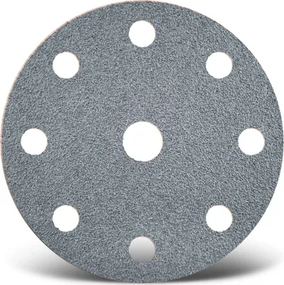Produktbild von MENZER Platinum Klett-Schleifscheiben, 150 mm, 9-Loch, f. Exzenterschleifer, Halbedelkorund (50 Stk.) K60