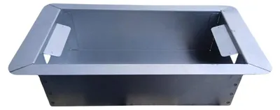Ascheschublade 30 × 16 cm verzinkter Stahl 157 × 296 × 79 mm für Öfen