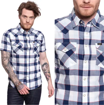 Produktbild von Shirt Short Sleeve Lee SS Western Blueprint L640NMLH 112115292