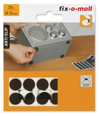 Produktbild von Rutsch-Stopper rund 15mm fix-o-moll