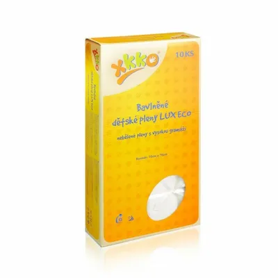 Obrázek produktu pro XKKO LUX ECO vysokogramážne bavlněné pleny 70x70 nebělené - 10ks