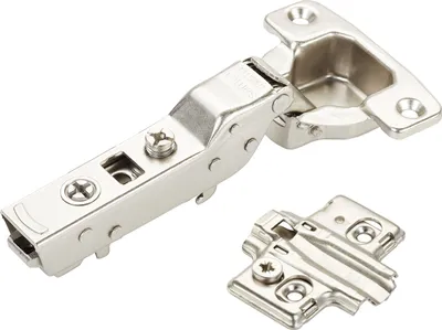 Produktbild von Topfband MASTER T48 Mittelanschlag 110° mit Dämpfer und Kreuzplatte mit Exzenterverstellung