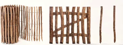 Produktbild von Staketenzaun in 26 Größen - Holzzaun aus Haselnuss - Gartenzaun Holz Höhen 50 cm - 150 cm Länge 5/10 Meter - Kastanienzaun für Garten (70cm x 5m)