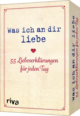 Produktbild von Was ich an dir liebe - 55 Liebeserklärungen für jeden Tag