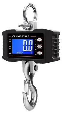 Zdjęcie produktu dla Verk 17145 Elektroniczna waga wisząca, LCD, 500 kg, czarna