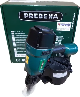 Image de Prebena Cloueur de bobine pneumatique 7F-CNW90 45-90mm pour clous de bobine 16° Paslode BeA KMR