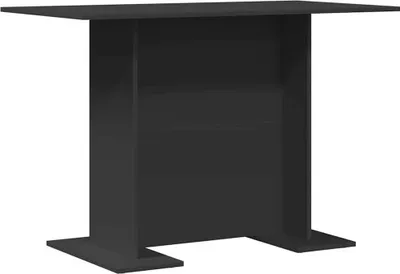 Produktbild von vidaXL Esstisch Schwarz 110 x 60 x 75 cm Holzwerkstoff