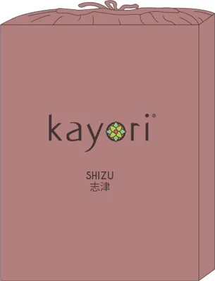 Produktbild von Kayori Shizu Spannbetttuch für Topper Größe 100x200cm Farbe Altrosa Perkal Baumwolle