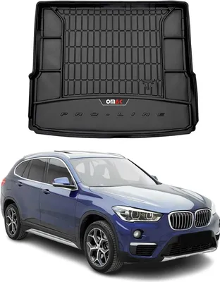 Image de OMAC Tapis de coffre caoutchouc pour BMW X1 F48 2015-2022 Noir Premium