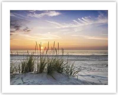 Produktbild von Poster - Poster ohne Rahmen - Westen Sonne Strand - 50x40 cm - Wand Bild - Wanddeko - Wandbilder - Kunstposter - Wandposter - Bilder - Kunstdruck - Wanddekoration - Wandbild - P2XAA50x40-4201