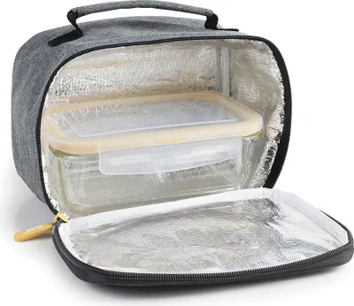 Image de Porte-aliments Conique Gris Ibili Transport Et Conservation Pratiques - Ibili