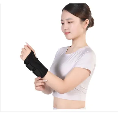 Imagen del producto de INF Férula para fractura de muñeca mano izquierda (Talla L) — Soporte con compresión EVA para esguinces, fracturas y túnel carpiano