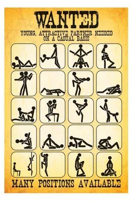 Productafbeelding van GEZOCHT - Partners Sex - 61x91,5 cm - Poster/Affiche