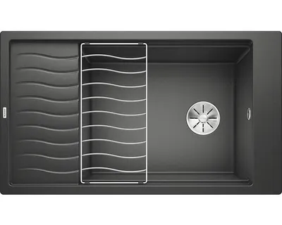 Produktbild von Blanco Elon XL 8 - Silgranitspüle mit Zubehör, 860x500 mm, Anthrazit 524870