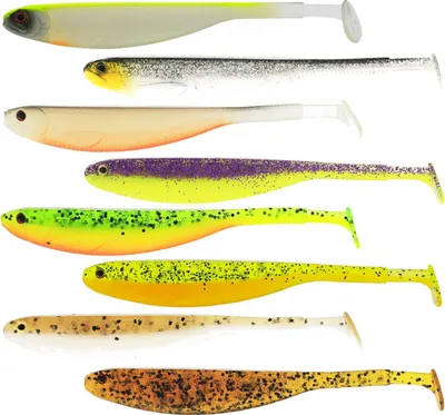 Produktbild von Westin Shadteez Ultra 12cm 7g - 2 Gummifische, Farbe:Purple/Chartreuse