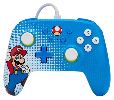 Image de Manette Switch améliorée filaire Mario Pop Art PowerA