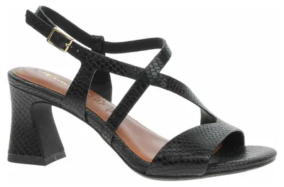 Produktbild von Tamaris Damensandalen 1-28369-46, schwarz, Strukturleder, Größe 38
