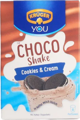 Produktbild von KRÜGER YOU Choco Shake 10026644 Cookie Cream 8St
