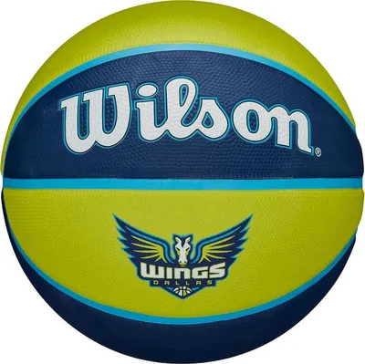 Produktbild von Wilson Wnba Team Tribute Dallas Wings Basketballball Blau 6 Blau 6