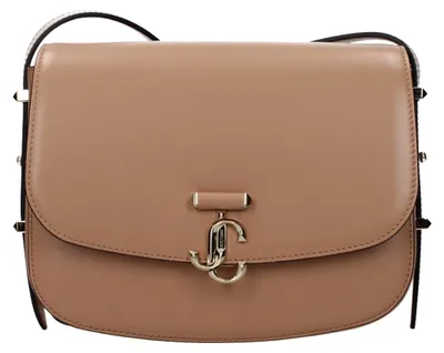 Produktbild von Jimmy Choo Umhaengetasche aus Leder in Braun JCBCROSSBODYMOBLLBISCUITLIGHTGOLD