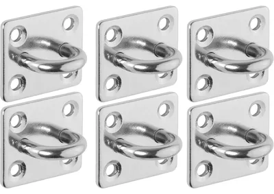 Produktbild von SOTECH Zurröse 35 x 30 mm V2A Edelstahl SS304 – Zurrring rostfrei (6 Stück)