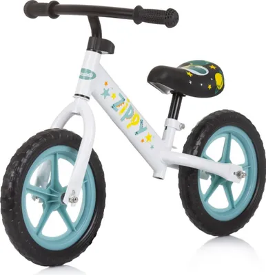 Produktbild von Laufrad Zippy 12 Zoll Blau, sehr leicht, verstellbarer Sattel, ab 3 Jahren