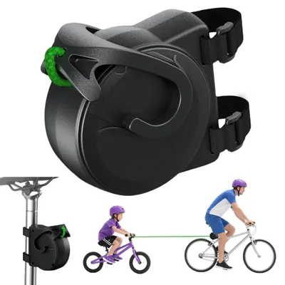 Obrázok produktu pre Lano na bicykel pre deti, 2,6 m, výsuvné, pre bezpečnú jazdu
