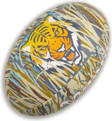 Produktbild von Tiger Fun Design Squad Trainer Rugbyball – Größe 4 – Trainings-Rugbyball in Vereinsqualität – 3D-Griff