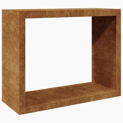 Image de Étagère à bois 100x40x80 cm acier résistant aux intempéries