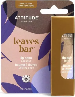 Immagine prodotto di Lip Balm Cocco Foglie ATTITUDE Lip Balm Naturale Lip Balm Vegano