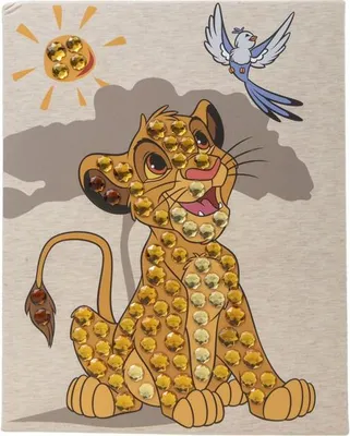 Produktbild von König der Löwen - Crystal Art Junior - Simba