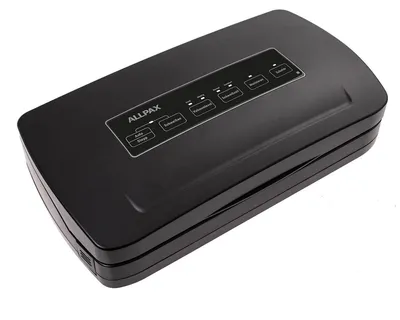 Produktbild von Vakuumierer Folienschweißgerät Vakuumiergerät - 310 mm Schweißleiste - Schwarz - 17,5 x 25 cm - Inkl. 100 Beutel